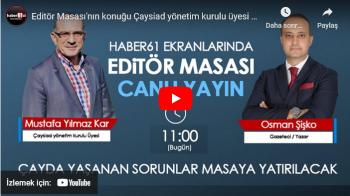 ÇAYSİAD Yönetim Kurulu Üyesi Mustafa Yılmaz Kar açıklamalarda bulundu.